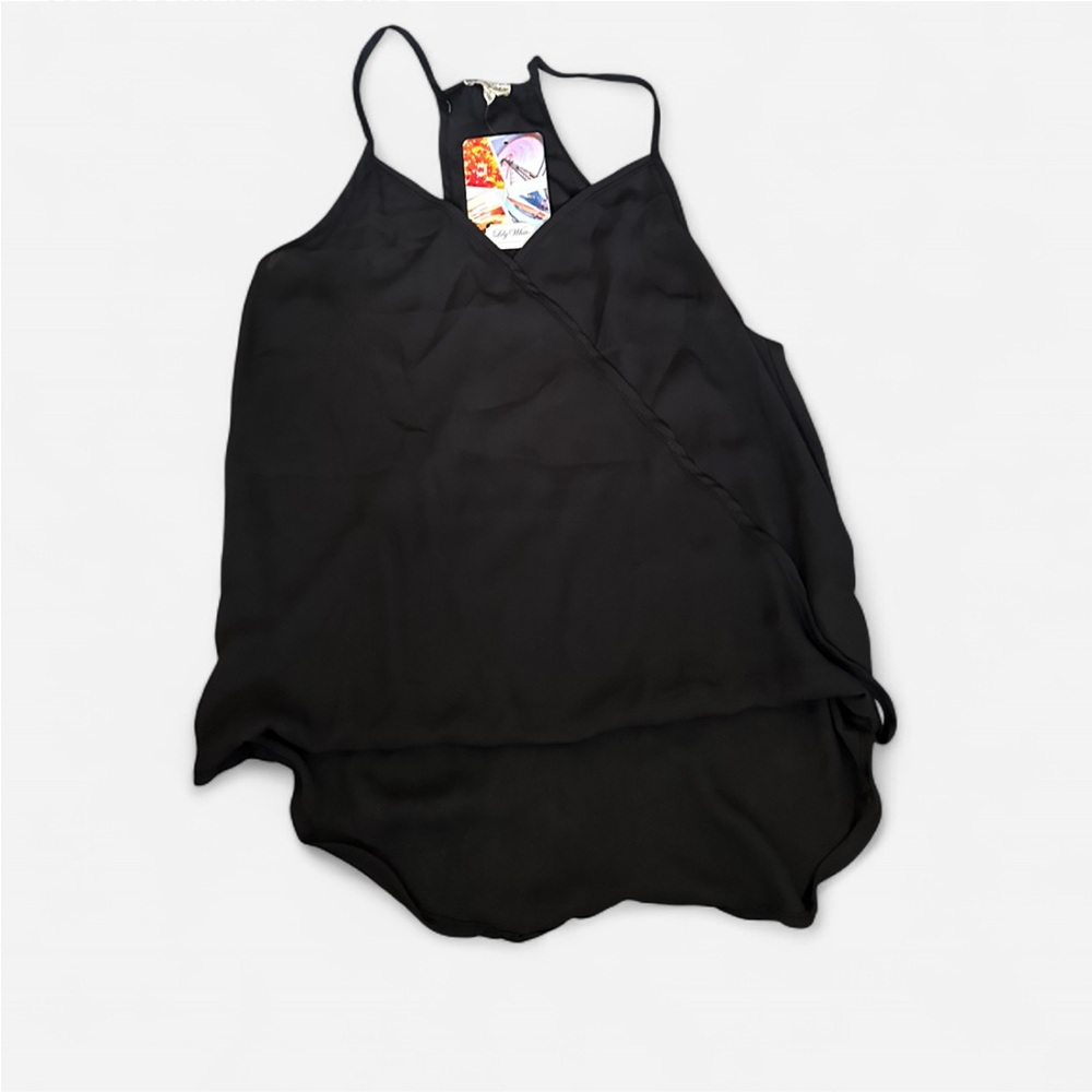 Lily White Black Top